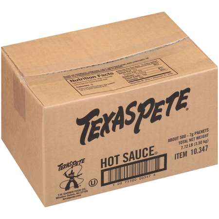 Texas Pete Texas Pete Hot Sauce 7g Packet, PK500 1.00347